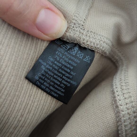 Alphalete Athletics Aero Leggings Taupe Tan Women's Small Stretch Pants Gym - Picture 4 of 8